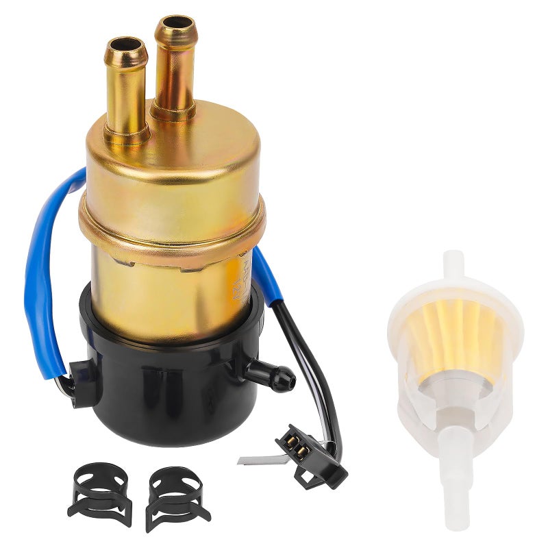 Road Passion 12v 55LPH Electric Fuel Pump for Yamaha YZF R1-1998-2005/ YZF R1 T/C Raven 2005/ YZF R6-1999-2002 - Image 1